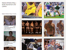 Tablet Screenshot of nakedathletesblog.com